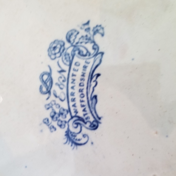 Two Staffordshire Antique Plates. - Picture 11 of 16